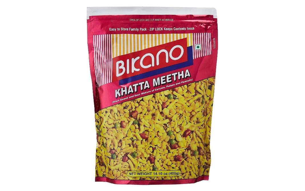 Bikano Khatta Meetha    Pack  400 grams